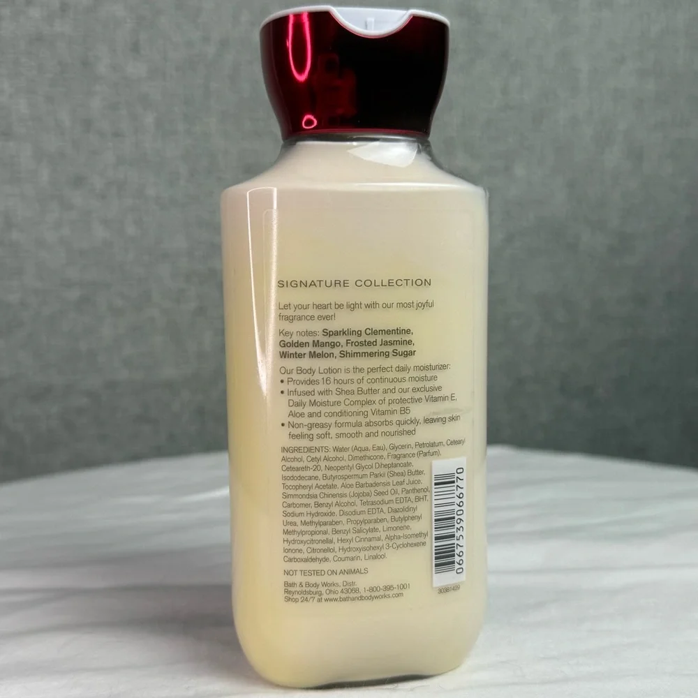 Bath & Body Works BE JOYFUL Lotion Holiday LIMITED Edition 8‎ oz Discontinued